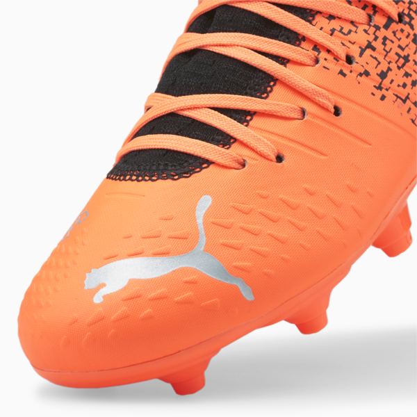FUTURE 4.3 FG/AG Youth Football Boots, Neon Citrus-Diamond Silver-Puma Black, large-ZAF