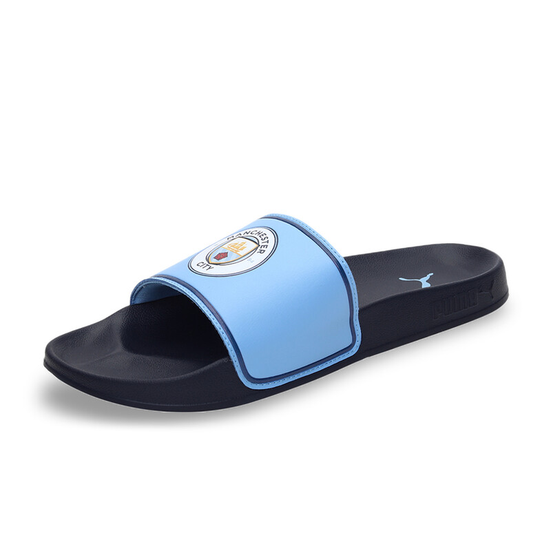 Black and blue outlet slides