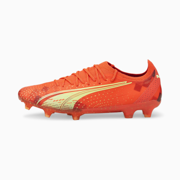 ULTRA Ultimate FG/AG Football Boots Unisex, Fiery Coral-Fizzy Light-Puma Black, large-ZAF