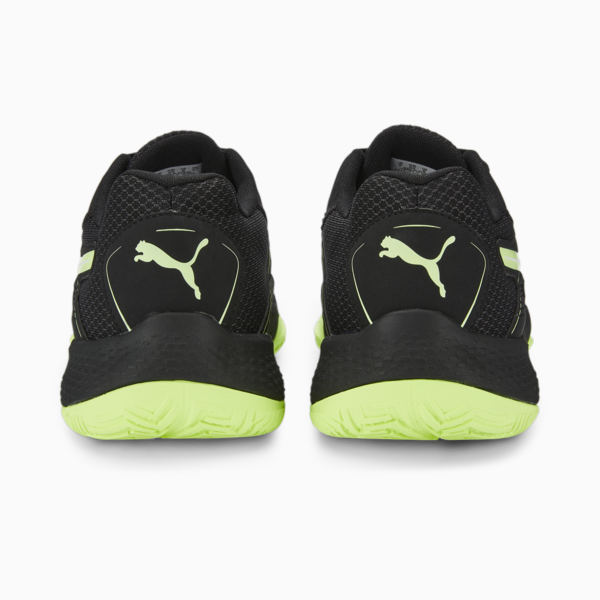 Solarstrike II Indoor Sports Shoes, Puma Black-Puma White-Fizzy Light, large-ZAF