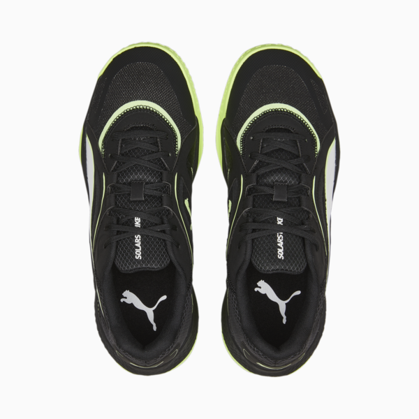 Solarstrike II Indoor Sports Shoes, Puma Black-Puma White-Fizzy Light, large-ZAF