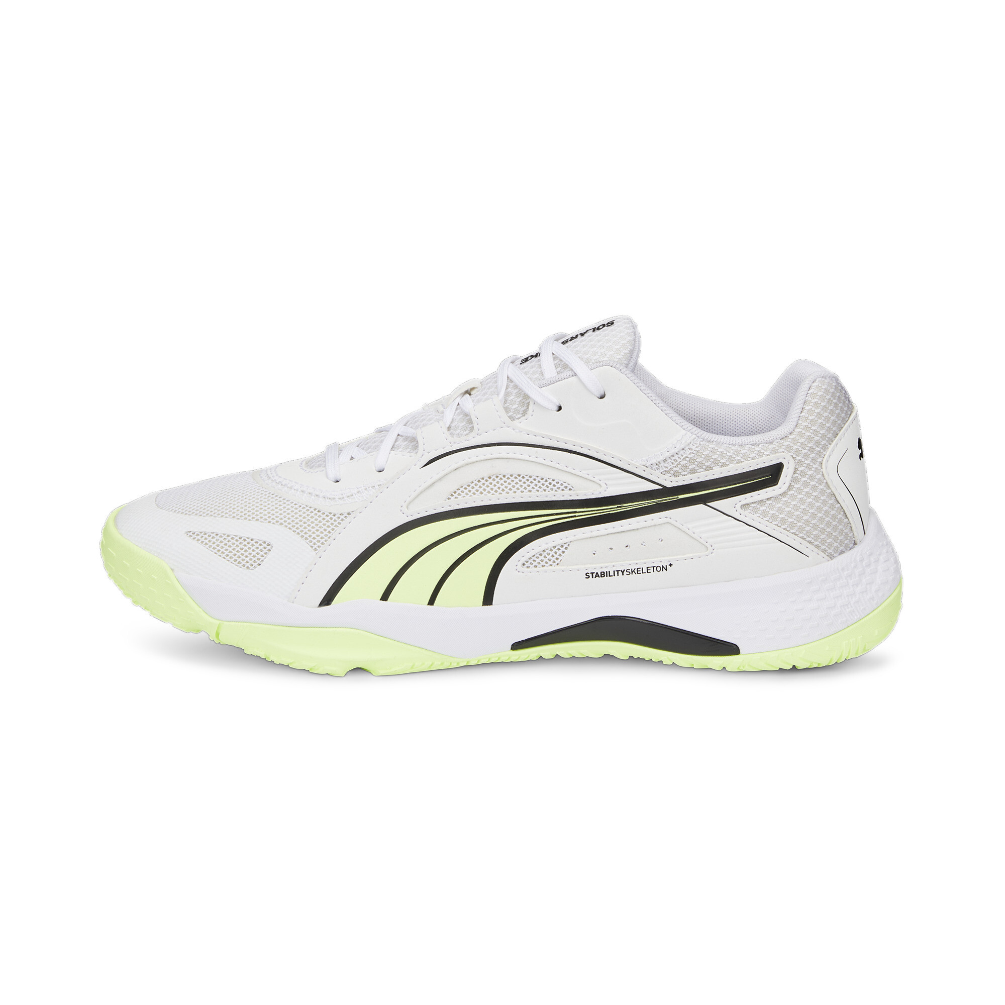 Men's Puma Solarstrike II Indoor Sports Shoes, White, Size 46, Shoes