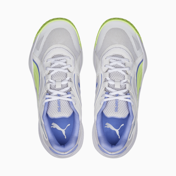 Solarstrike II Indoor Sports Shoes, Puma White-Fizzy Light-Elektro Purple, large-ZAF