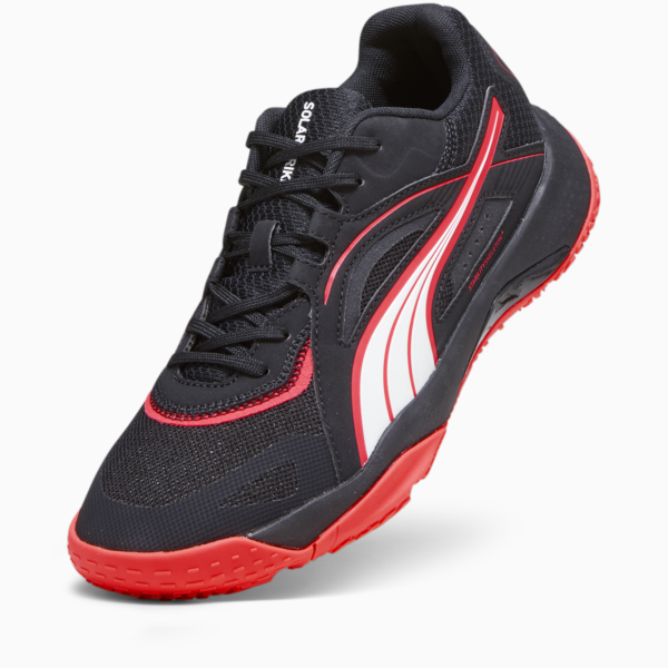 Solarstrike II Indoor Sports Shoes, PUMA Black-Fire Orchid-PUMA White, large-ZAF