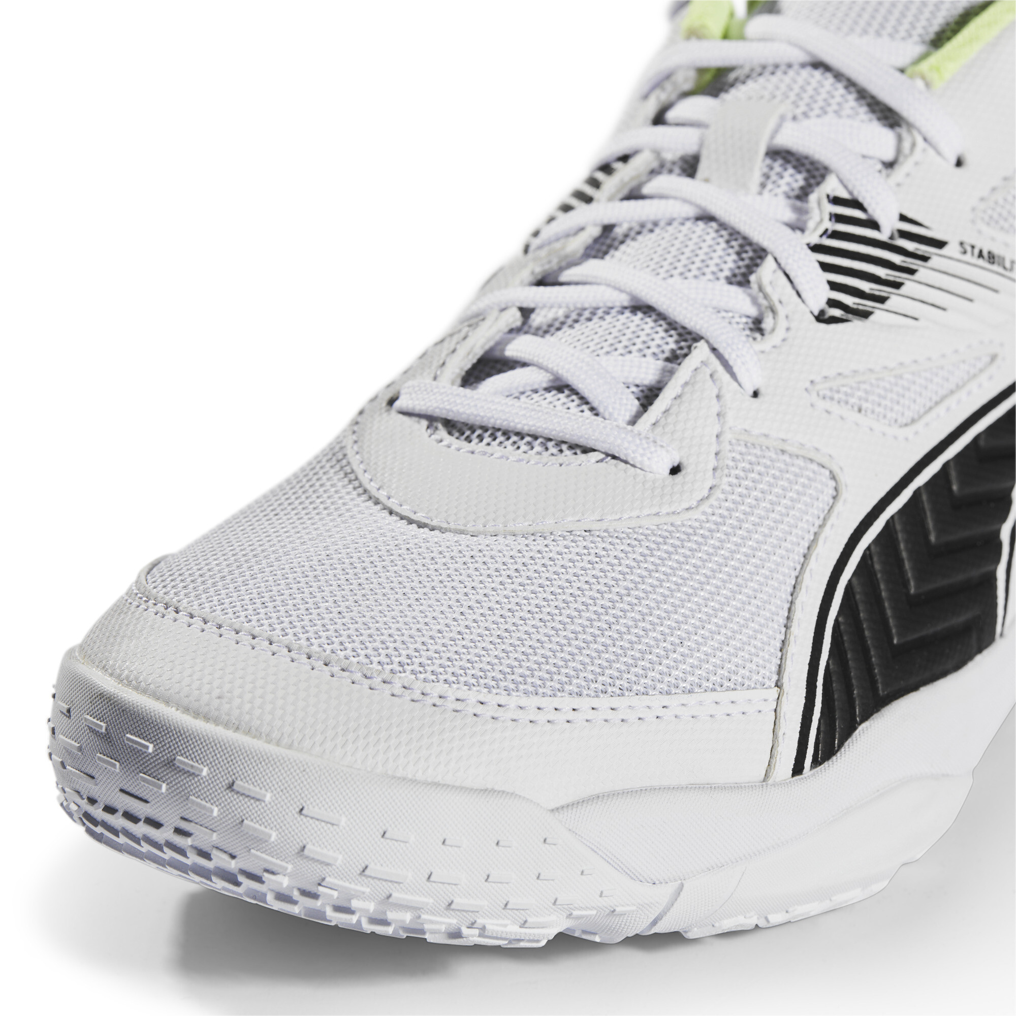 Men's Puma Solarflash II Indoor Sports Shoes, White, Size 45, Shoes