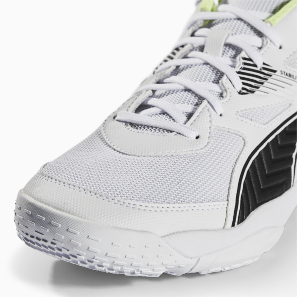 Solarflash II Indoor Sports Shoes, Puma White-Puma Black-Fizzy Light-Nitro Blue, large-ZAF