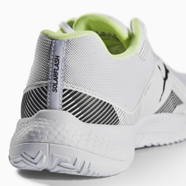 Solarflash II Indoor Sports Shoes, Puma White-Puma Black-Fizzy Light-Nitro Blue, large-ZAF