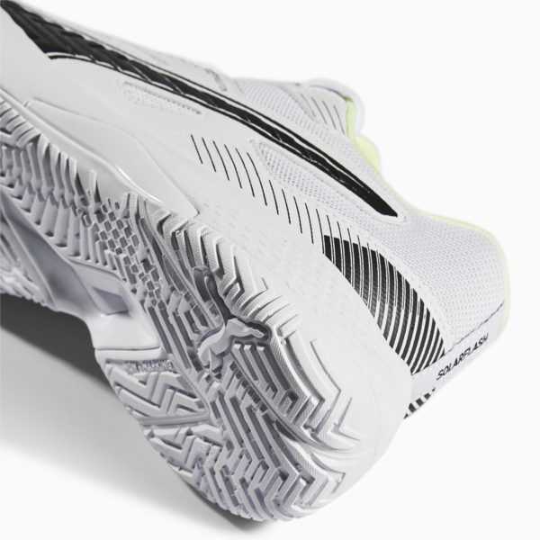 Solarflash II Indoor Sports Shoes, Puma White-Puma Black-Fizzy Light-Nitro Blue, large-ZAF