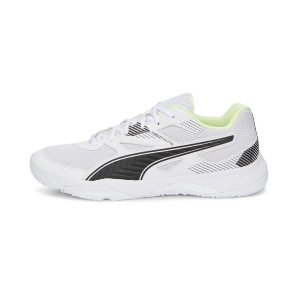 Solarflash II Indoor Sports Shoes, Puma White-Puma Black-Fizzy Light-Nitro Blue, large-ZAF