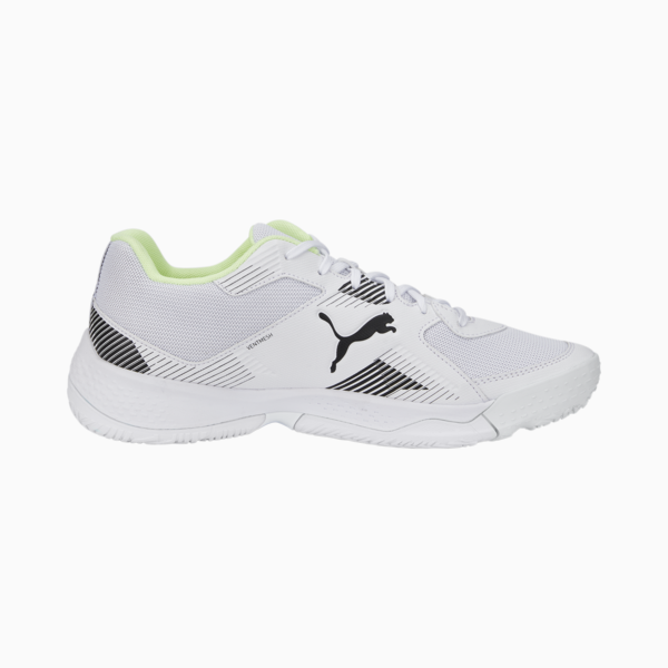 Solarflash II Indoor Sports Shoes, Puma White-Puma Black-Fizzy Light-Nitro Blue, large-ZAF