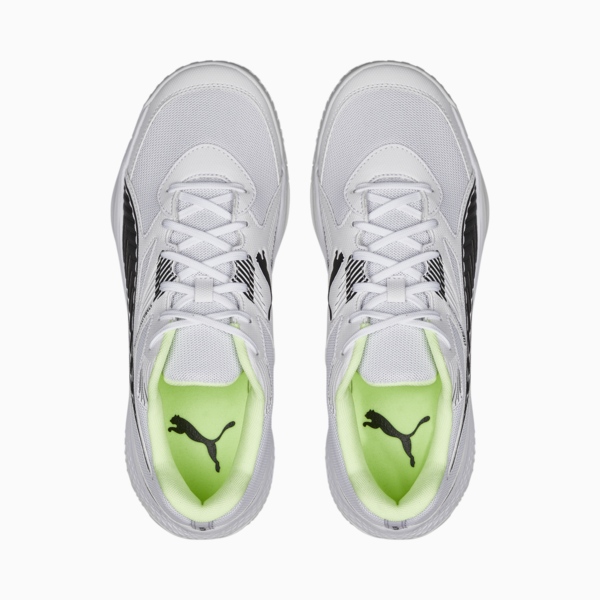 Solarflash II Indoor Sports Shoes, Puma White-Puma Black-Fizzy Light-Nitro Blue, large-ZAF