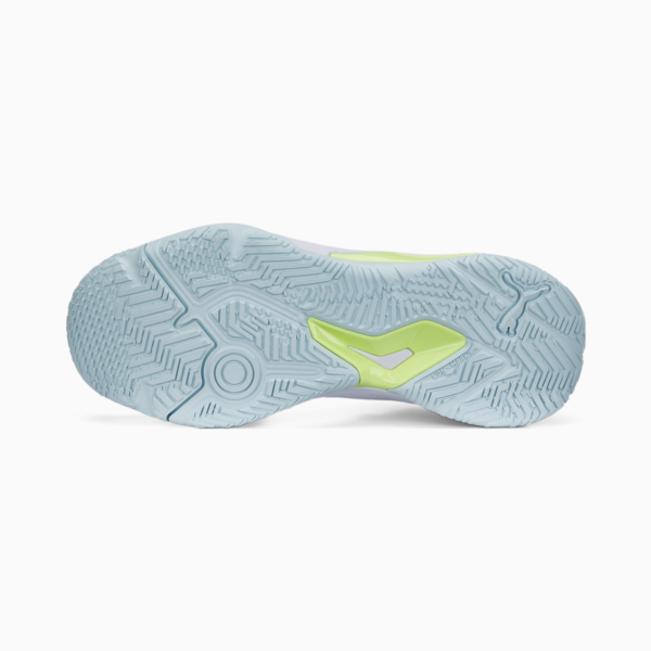Solarflash II Indoor Sports Shoes, Puma White-Nitro Blue-Fizzy Light, large-ZAF