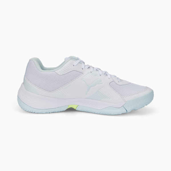 Solarflash II Indoor Sports Shoes, Puma White-Nitro Blue-Fizzy Light, large-ZAF