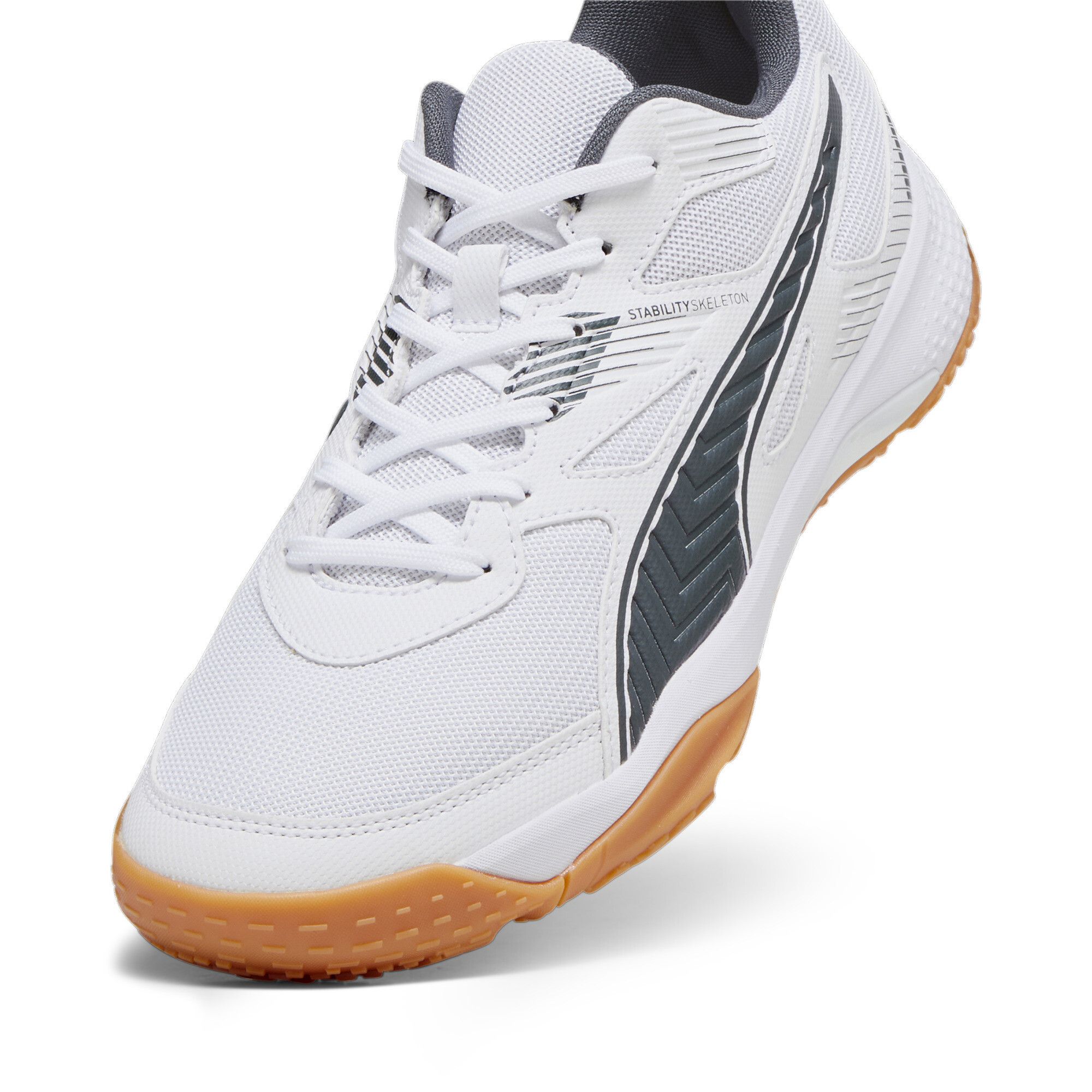 Men's Puma Solarflash II Indoor Sports Shoes, White, Size 40.5, Shoes