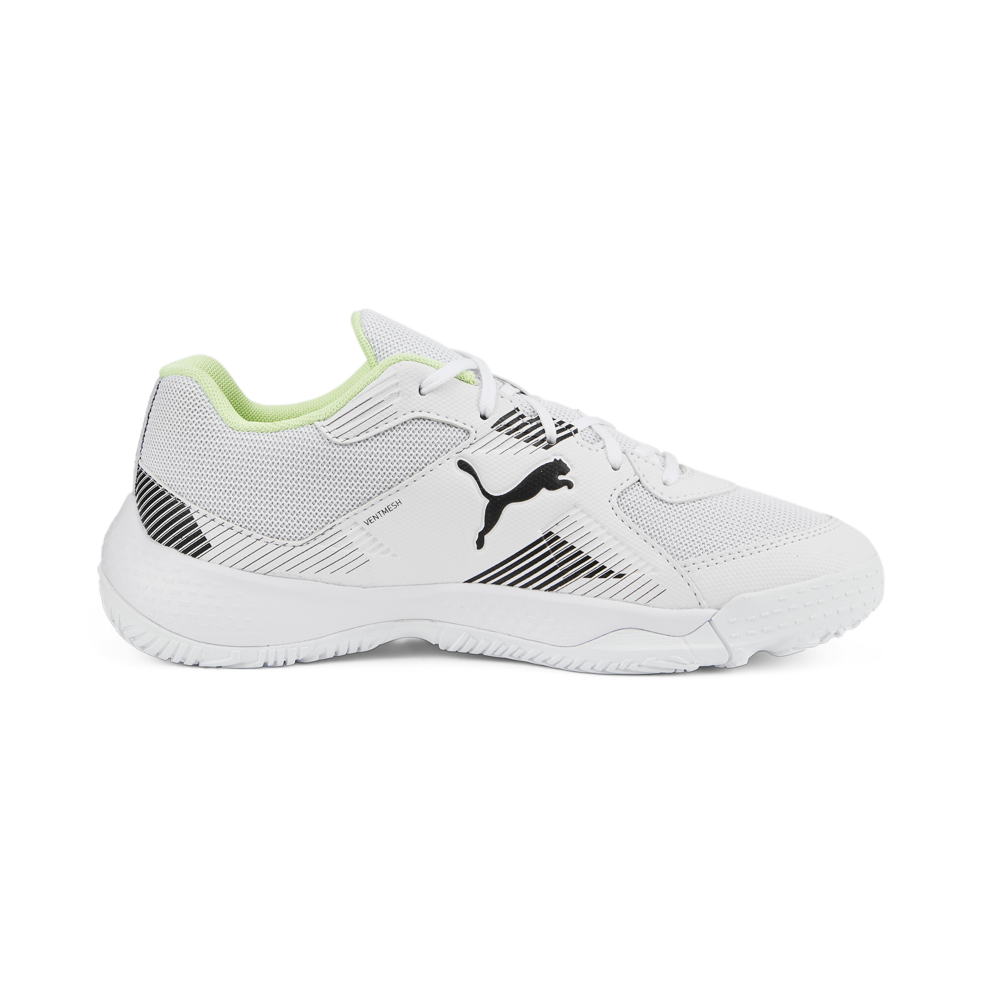 Puma Solarflash II Indoor Sports Shoes Youth, White, Size 34.5, Shoes