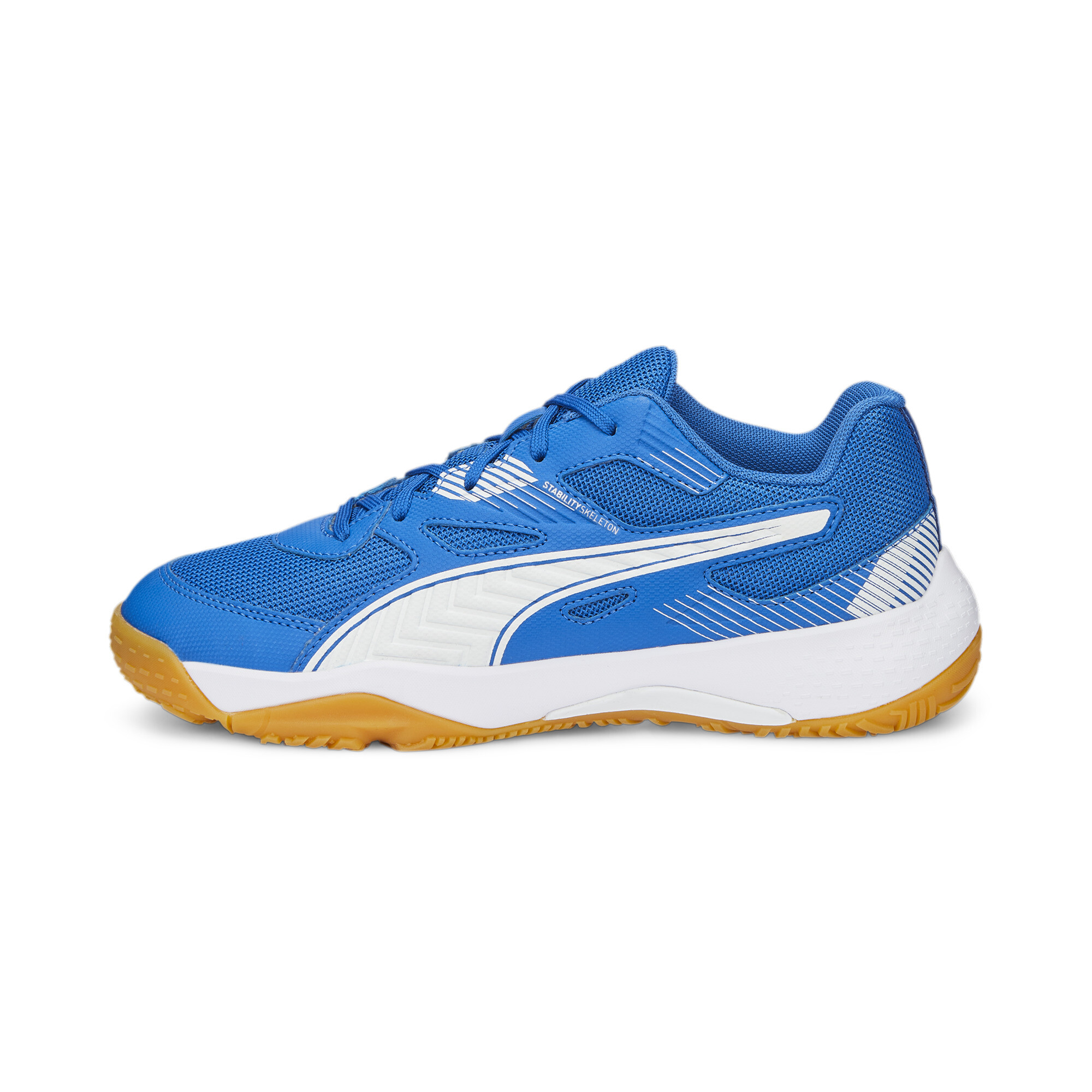 Puma Solarflash II Indoor Sports Shoes Youth, Blue, Size 32.5, Shoes