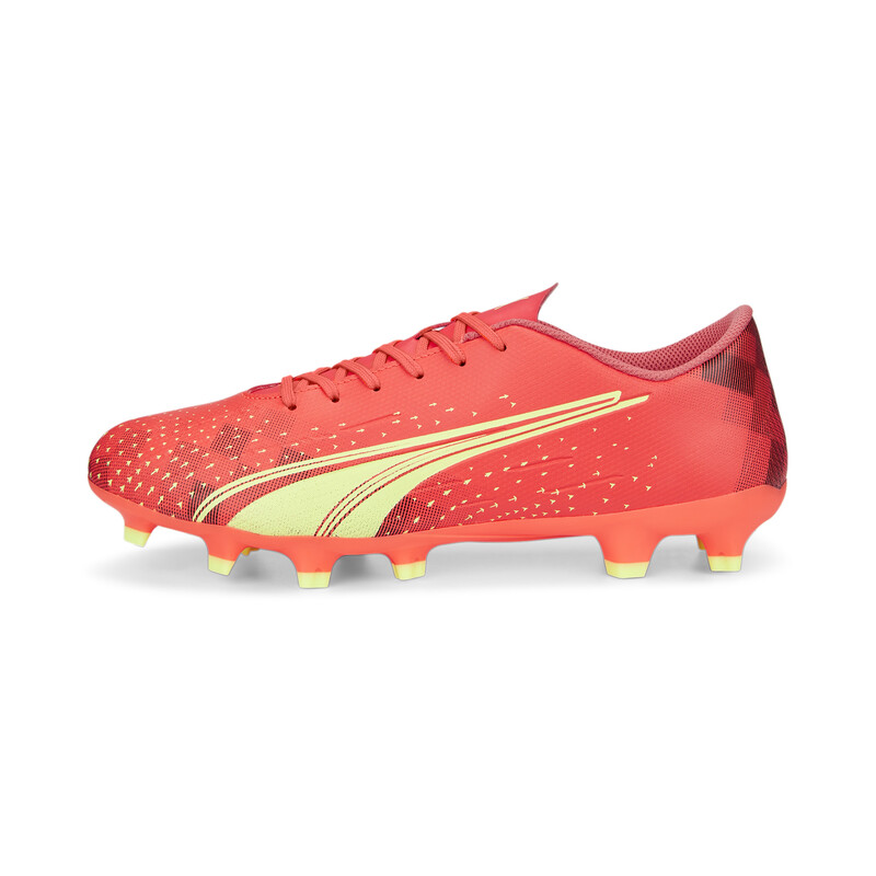 

Men's PUMA ULTRA PLAY FG/AG Football Boots Men, Black/coral