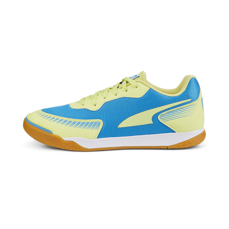 

PUMA Pressing III Unisex Indoor Court Shoes, White/black/yellow