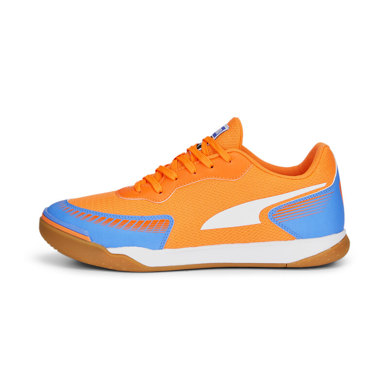 

PUMA Pressing III Unisex Indoor Court Shoes, White/black/orange