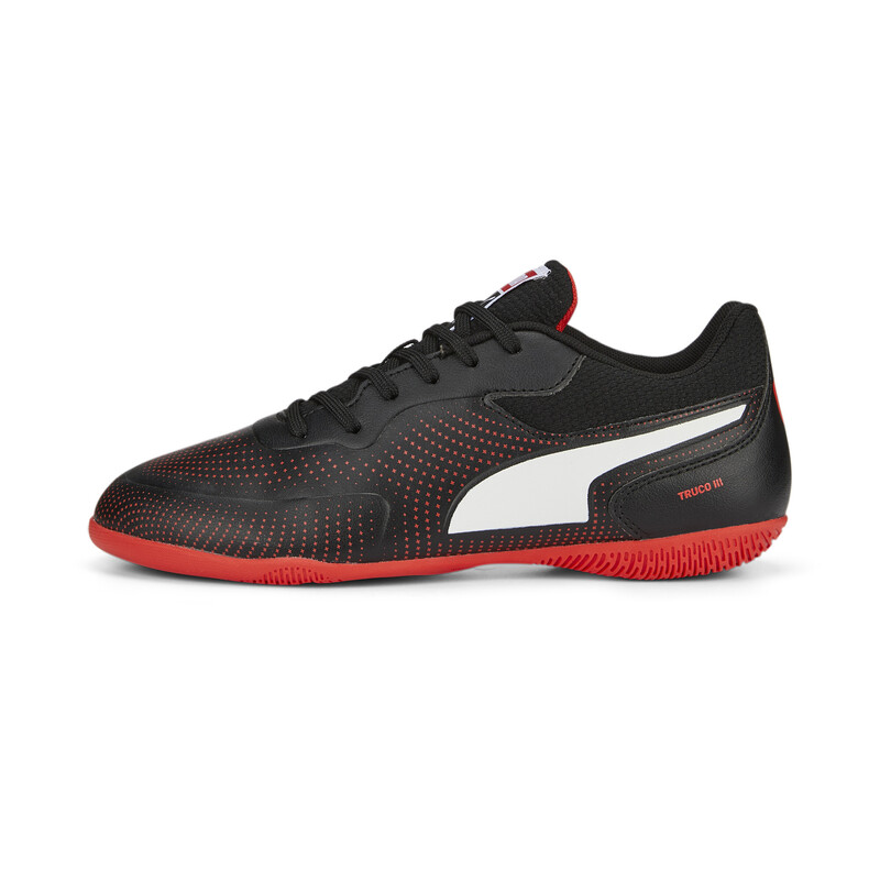 PUMA TRUCO III Youth Indoor Sports Shoes, Black/red