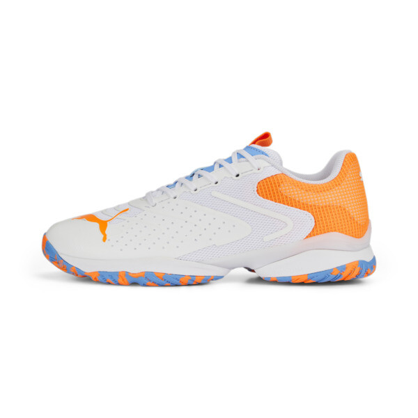 Puma white orange shoes clearance