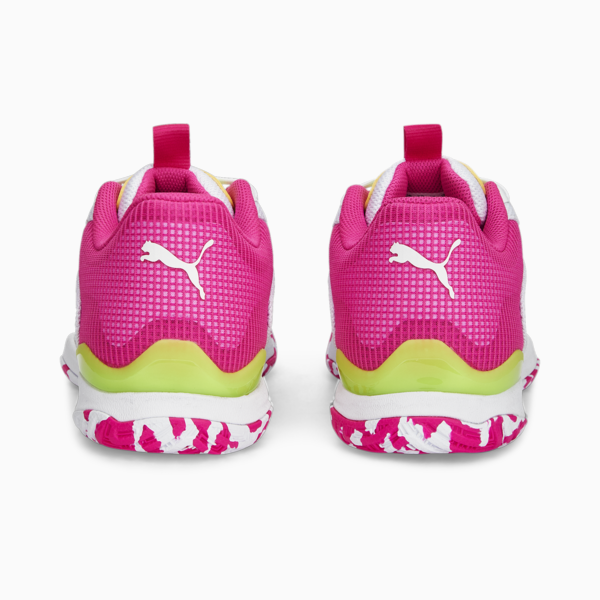 Solarattack RCT Padel Shoes, PUMA White-Ravish-Fast Yellow, large-ZAF