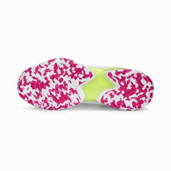 Solarattack RCT Padel Shoes, PUMA White-Ravish-Fast Yellow, large-ZAF