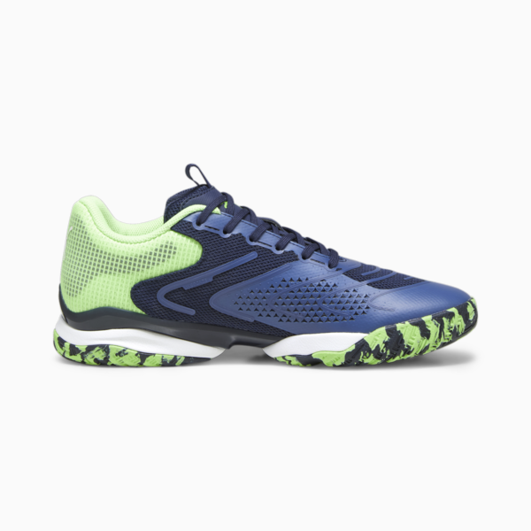 Solarattack RCT Padel Shoes, PUMA Navy-Fast Yellow-Puma White, large-ZAF