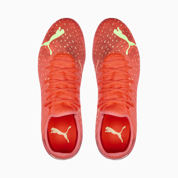 FUTURE 4.4 FG/AG Football Boots Men, Fiery Coral-Fizzy Light-Puma Black-Salmon, large-ZAF