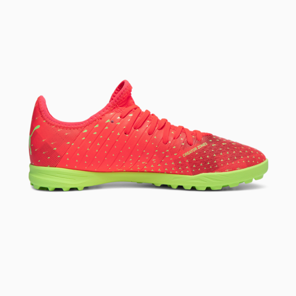Tacos juveniles FUTURE 4.4 TT, Fiery Coral-Fizzy Light-Puma Black-Salmon, large-MEX