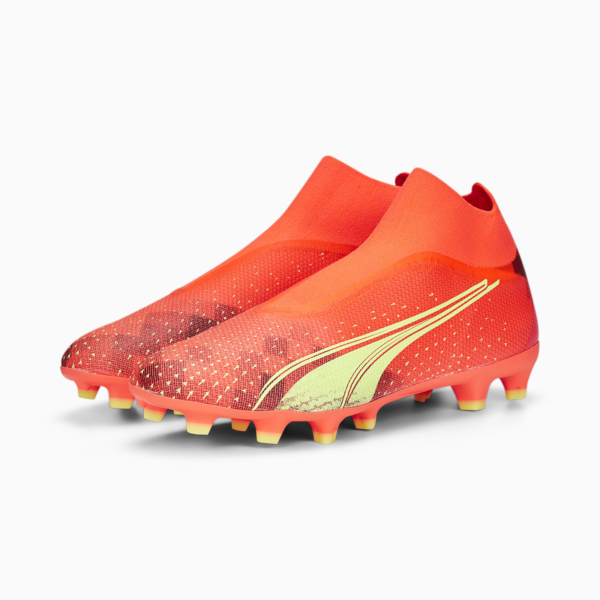 Ultra Match+ LL FG/AG Football Boots Men, Fiery Coral-Fizzy Light-Puma Black, large-ZAF