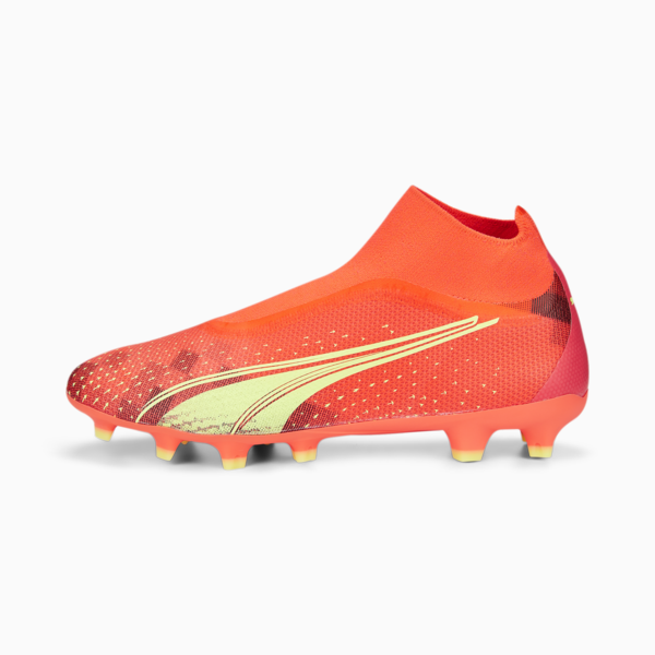 Ultra Match+ LL FG/AG Football Boots Men, Fiery Coral-Fizzy Light-Puma Black, large-ZAF