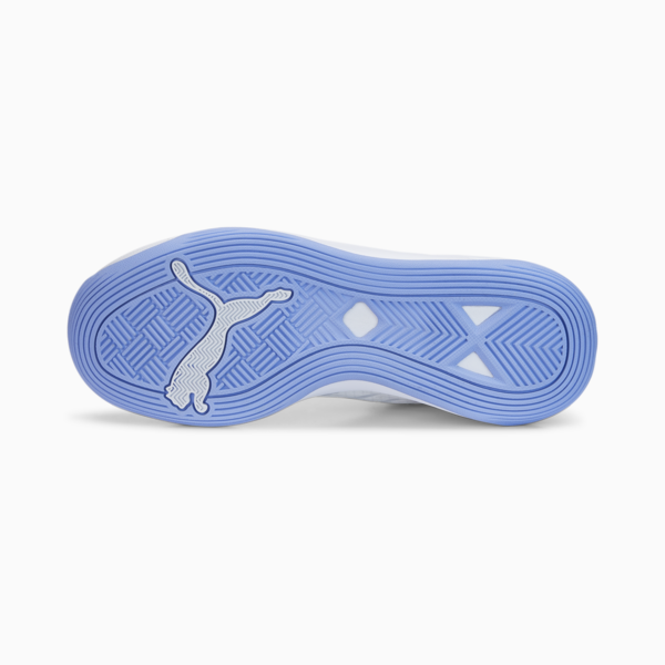 Accelerate Pro II Indoor Sports Shoes Women, Puma White-Nitro Blue-Elektro Purple-Arctic Ice, large-ZAF