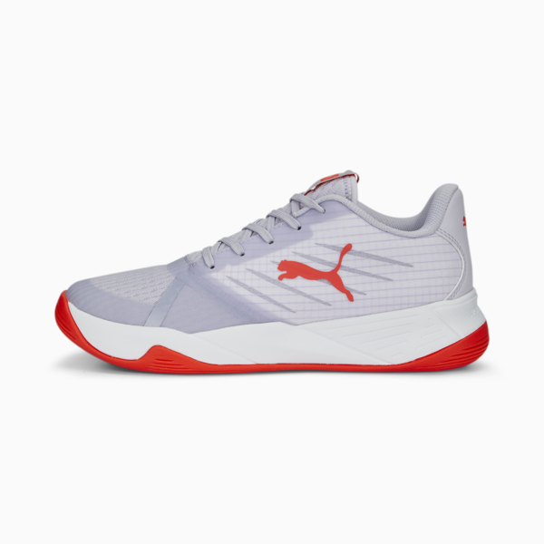 Accelerate Pro II Indoor Sports Shoes Women, Spring Lavender-Red Blast-PUMA White, large-ZAF
