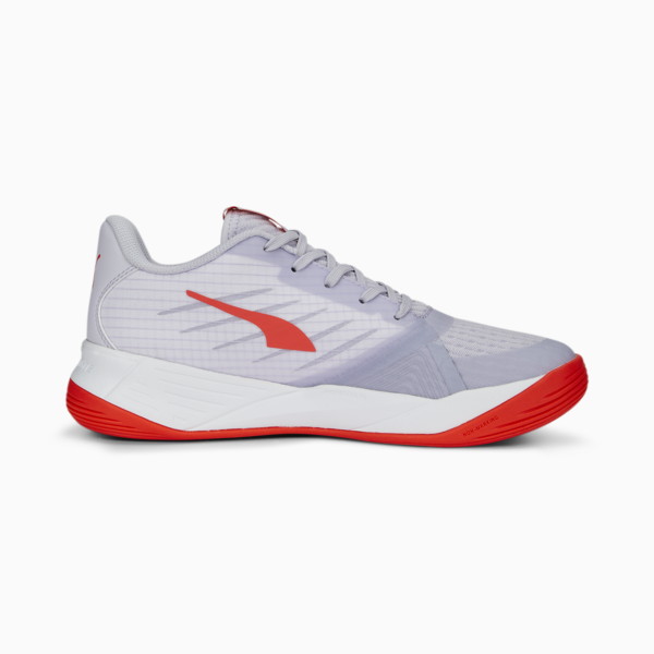 Accelerate Pro II Indoor Sports Shoes Women, Spring Lavender-Red Blast-PUMA White, large-ZAF