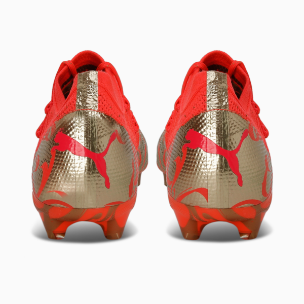 Tacos de fútbol para hombre FUTURE 1.4 Neymar Jr. FG/AG, Fiery Coral-Gold, large-MEX