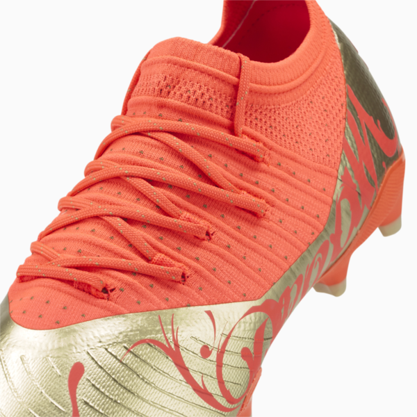 Neymar Jr FUTURE 2.4 FG/AG Football Boots Men, Fiery Coral-Gold, large-ZAF