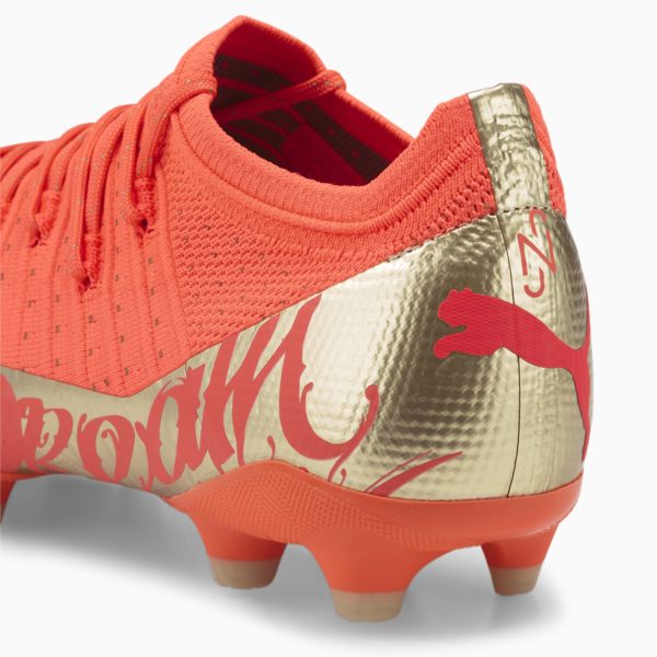 Neymar Jr FUTURE 2.4 FG/AG Football Boots Men, Fiery Coral-Gold, large-ZAF