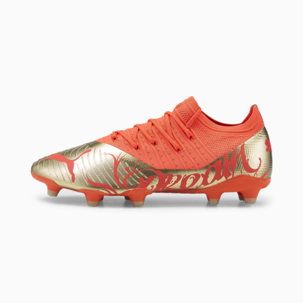 Neymar Jr FUTURE 2.4 FG/AG Football Boots Men, Fiery Coral-Gold, large-ZAF