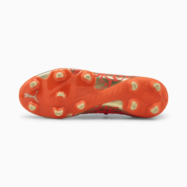 Neymar Jr FUTURE 2.4 FG/AG Football Boots Men, Fiery Coral-Gold, large-ZAF