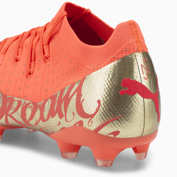 Tacos de fútbol para hombre Neymar Jr FUTURE 3.4 FG/AG, Fiery Coral-Gold, large-MEX
