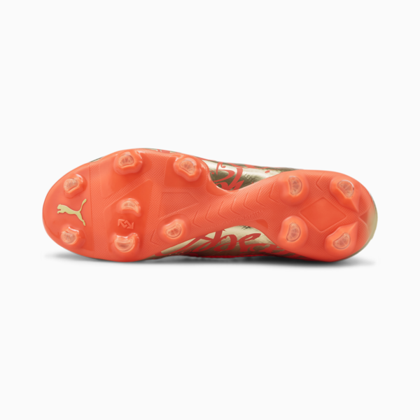 Neymar Jr FUTURE 3.4 FG/AG Football Boots Men, Fiery Coral-Gold, large-ZAF