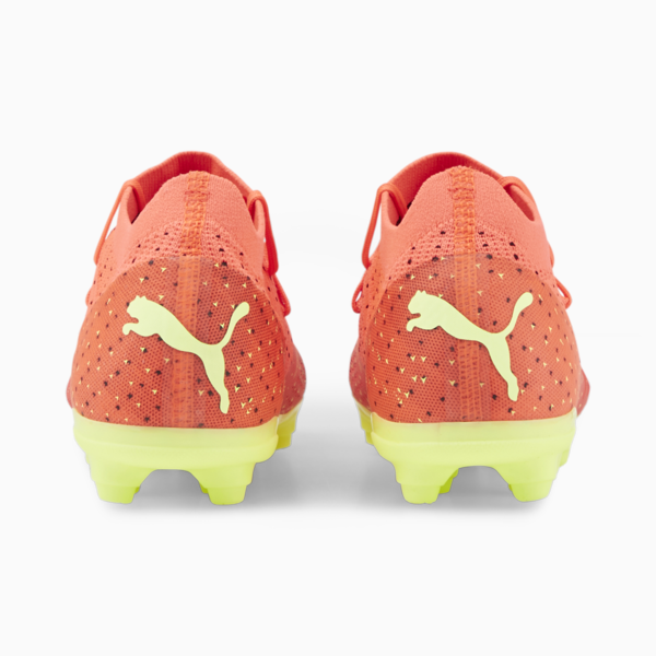 Botines de fútbol FUTURE 3.4 FG/AG juveniles, Fiery Coral-Fizzy Light-Puma Black-Salmon, large-ARG