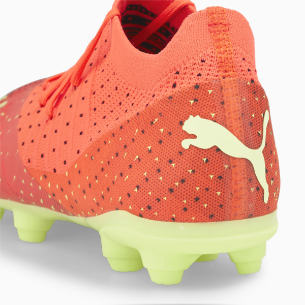 Botines de fútbol FUTURE 3.4 FG/AG juveniles, Fiery Coral-Fizzy Light-Puma Black-Salmon, large-ARG
