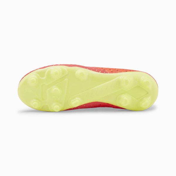 Botines de fútbol FUTURE 3.4 FG/AG juveniles, Fiery Coral-Fizzy Light-Puma Black-Salmon, large-ARG