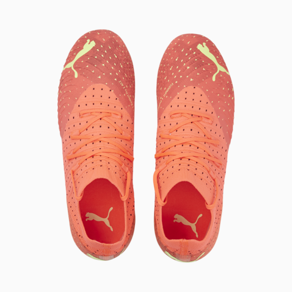 Botines de fútbol FUTURE 3.4 FG/AG juveniles, Fiery Coral-Fizzy Light-Puma Black-Salmon, large-ARG