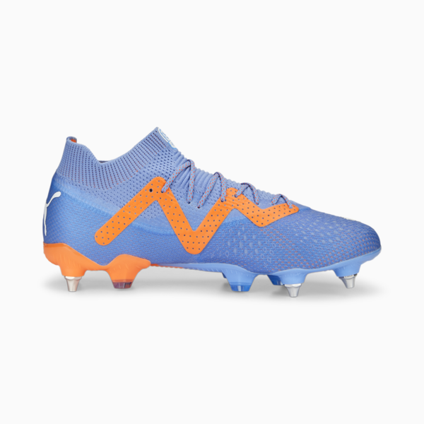 FUTURE ULTIMATE MxSG Football Boots Unisex, Blue Glimmer-PUMA White-Ultra Orange, large-ZAF