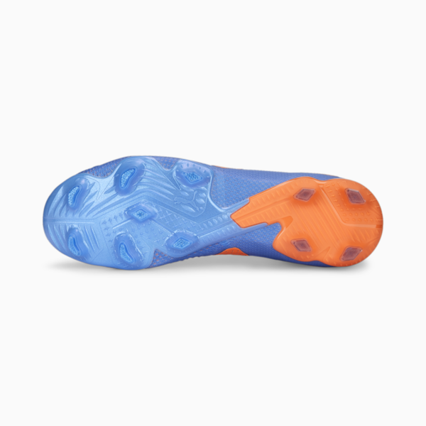 Botines de fútbol FUTURE ULTIMATE FG/AG, Blue Glimmer-PUMA White-Ultra Orange, large-ARG