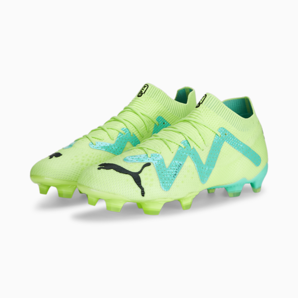 FUTURE ULTIMATE FG/AG Football Boots Unisex, Fast Yellow-PUMA Black-Electric Peppermint, large-ZAF