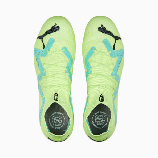 Botines de fútbol FUTURE ULTIMATE FG/AG, Fast Yellow-PUMA Black-Electric Peppermint, large-ARG